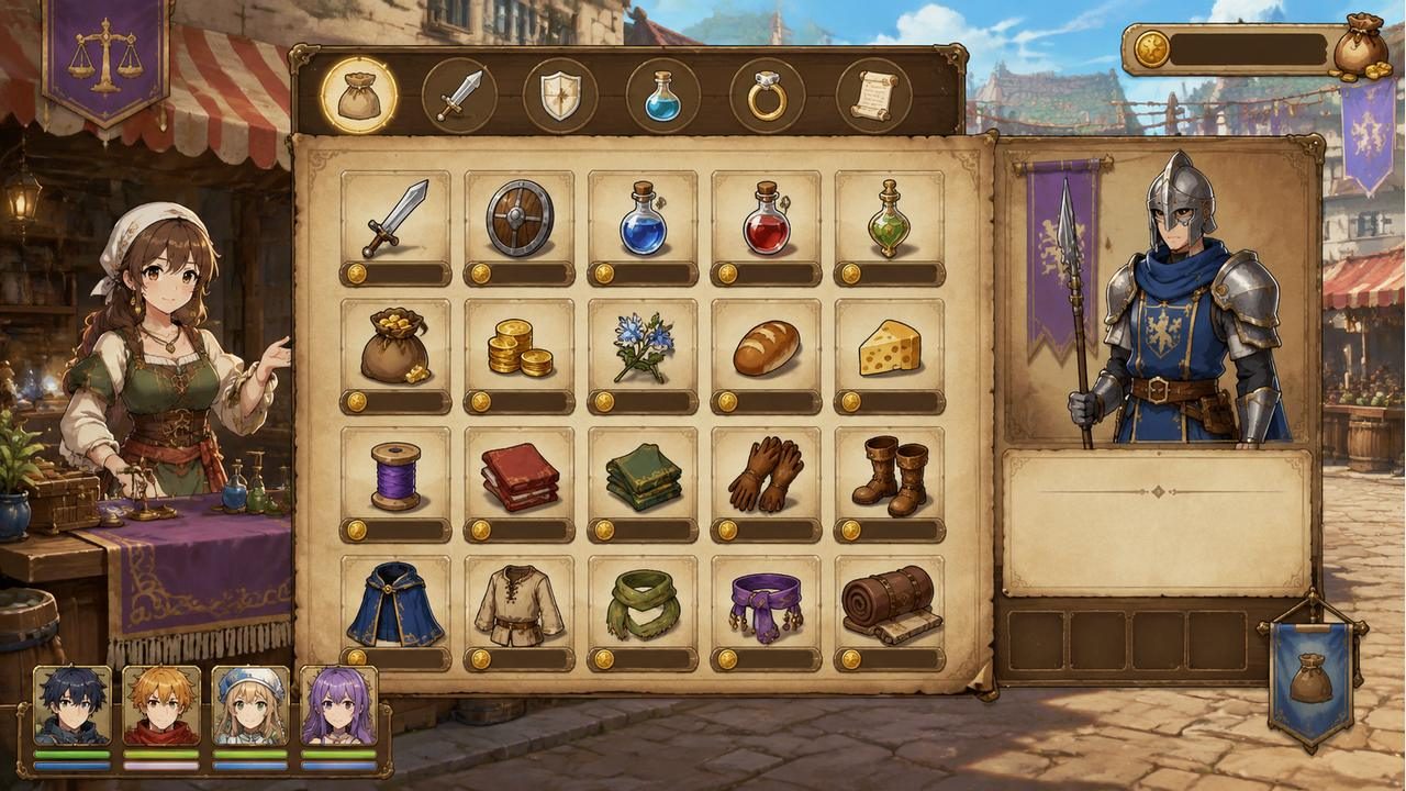 交易街的屑卫兵 日式RPG 展示图 3